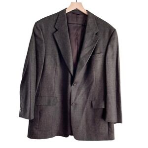 Vintage Hart Schaffner &‎ Marx Marshall Field's Wool Blazer Jacket Brown, 44R